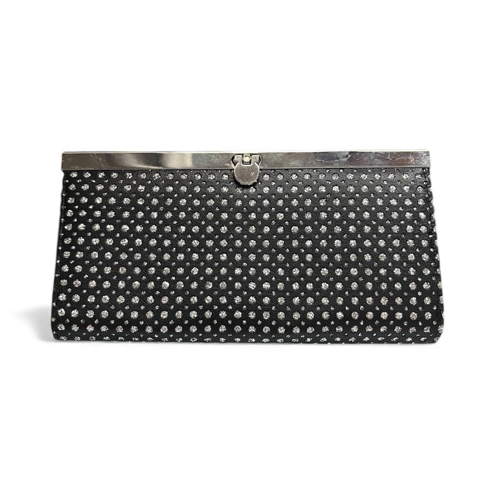 Maurice’s Elegant Black and Silver Clutch